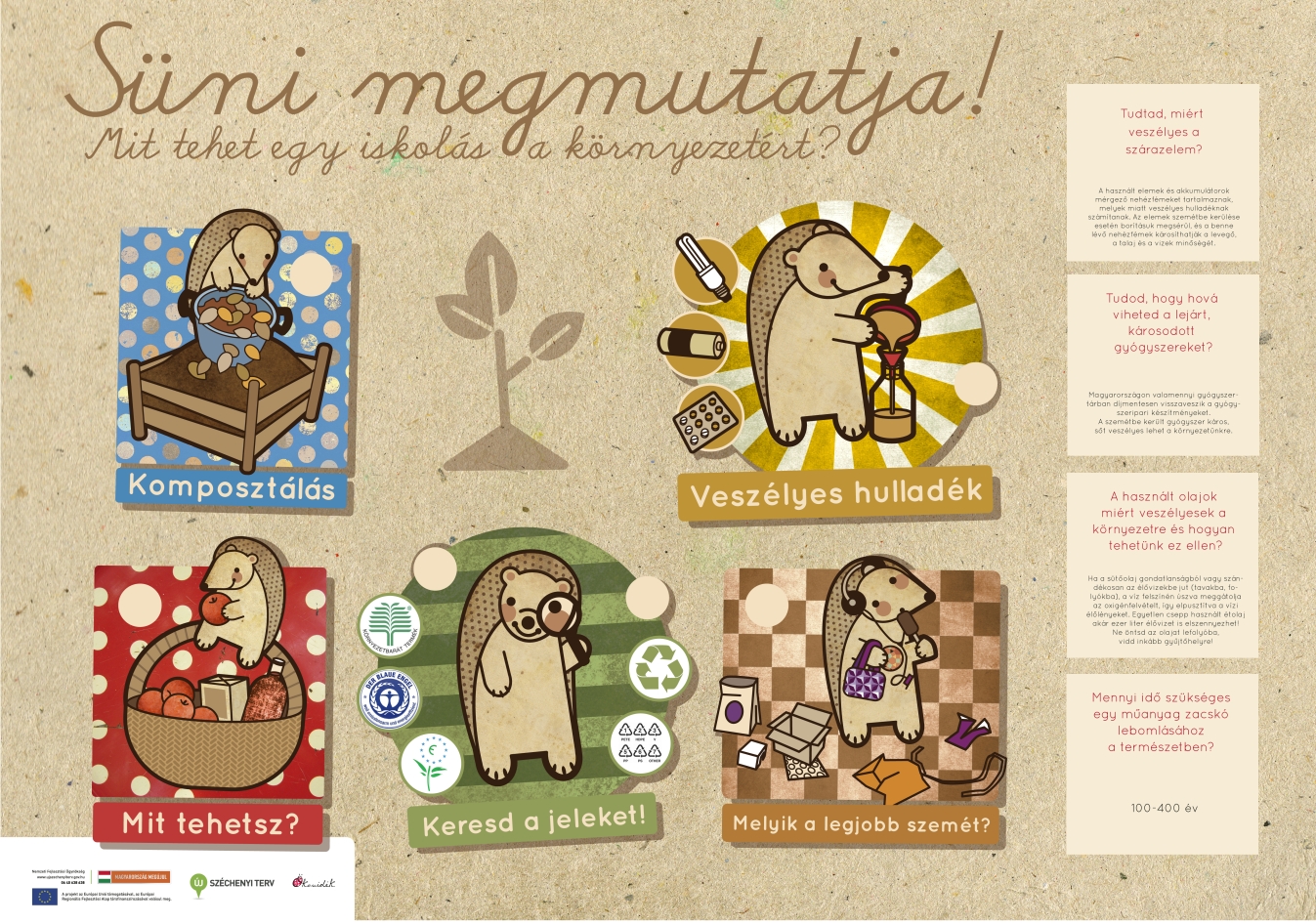 Fenntarthatósági oktatósarok sulisoknak és ovisoknak