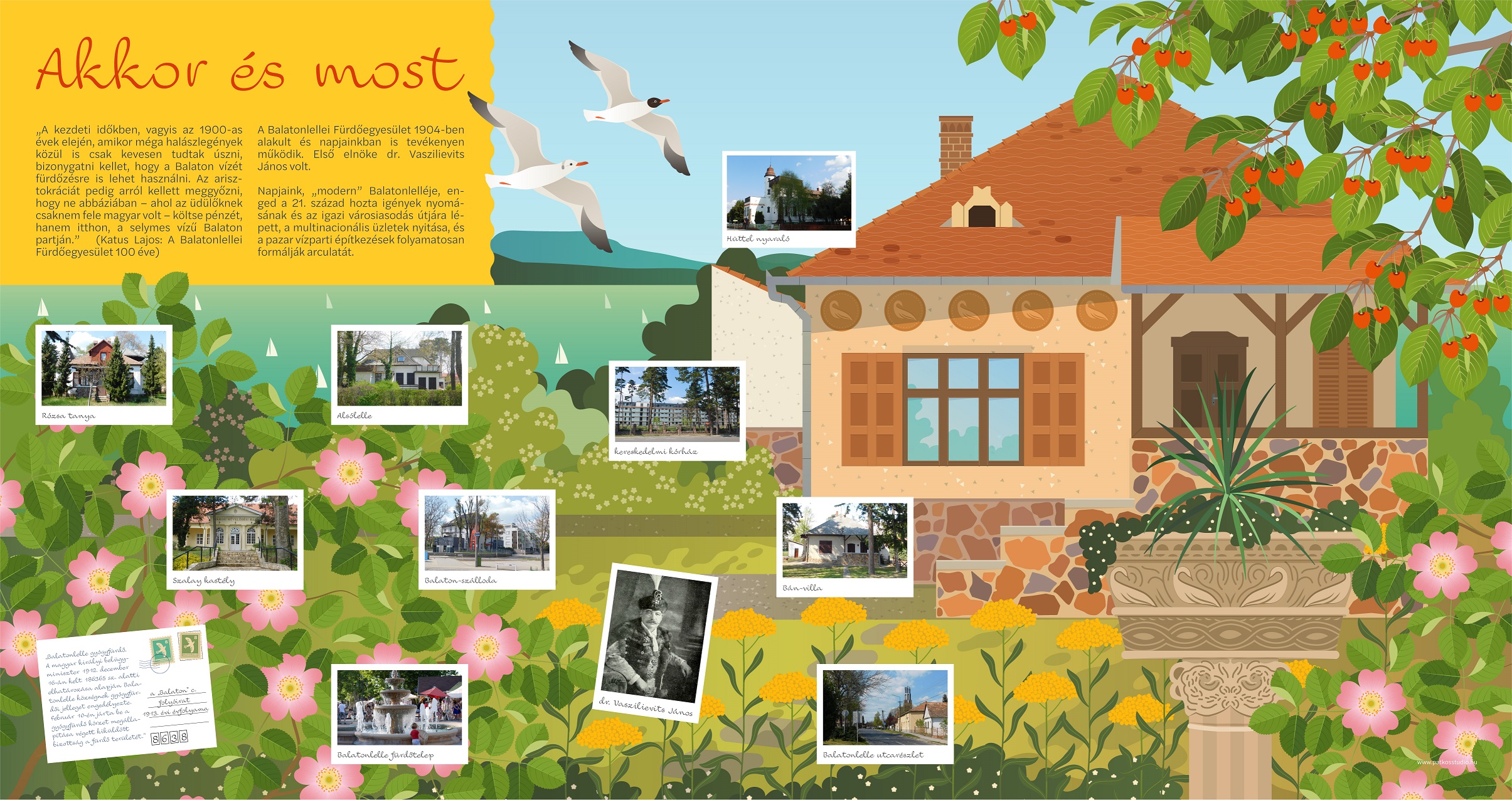 Biciklis pihenő, Balatonlelle