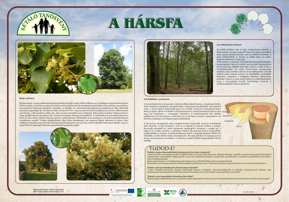 Sétáló tanösvény, Szajol