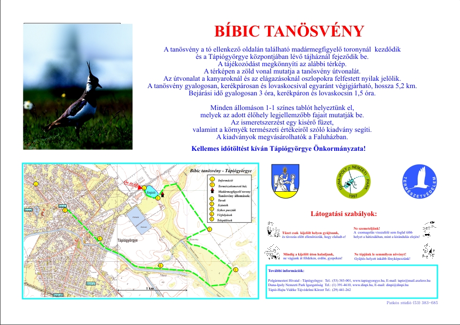 Bíbic tanösvény, Tápiógyörgye