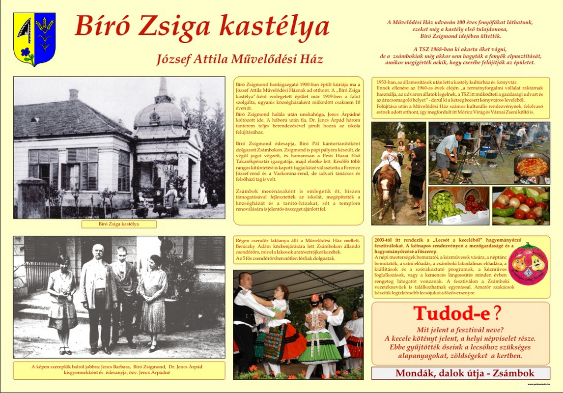Mondák és dalok útja tanösvény, Zsámbok