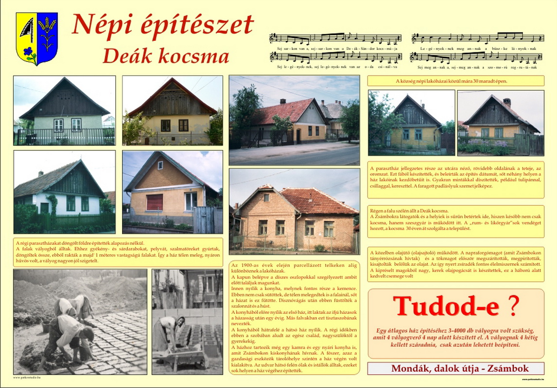 Mondák és dalok útja tanösvény, Zsámbok