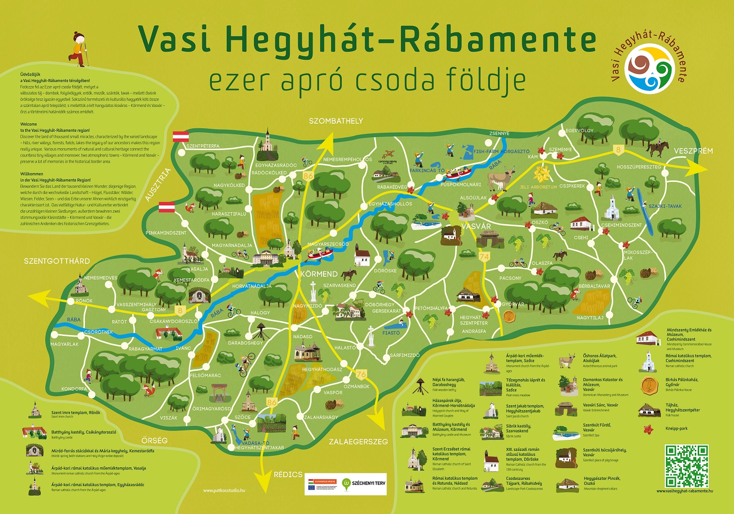 Interaktív tanösvénytáblák a Vasi Hegyhát-Rábamente vidéken