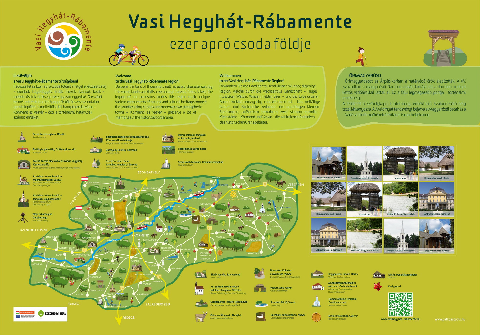 Interaktív tanösvénytáblák a Vasi Hegyhát-Rábamente vidéken
