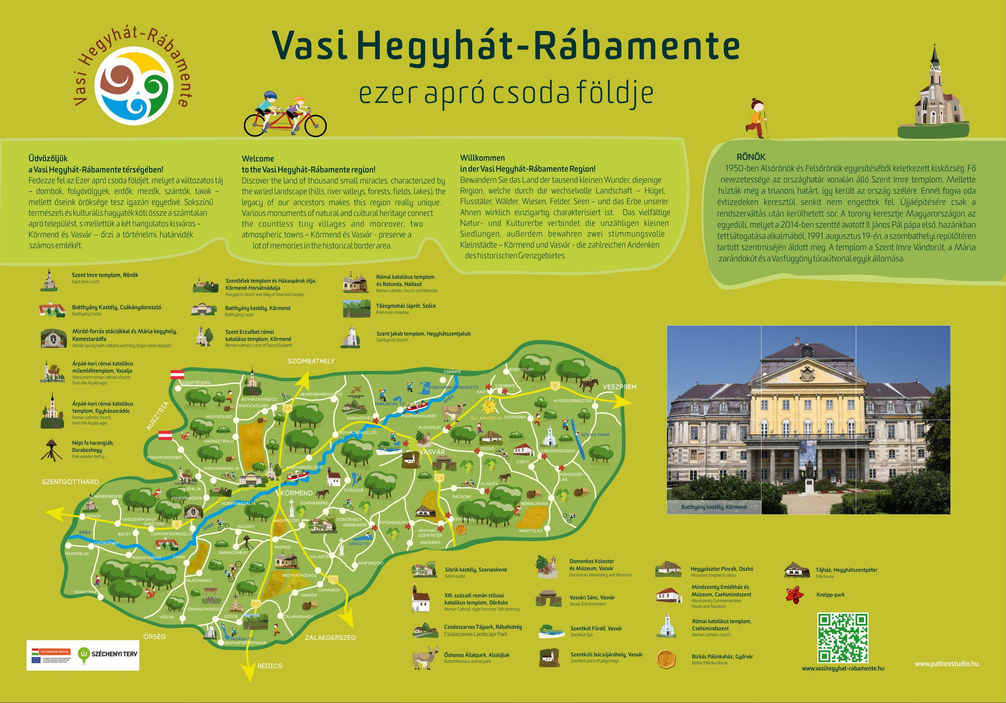 Interaktív tanösvénytáblák a Vasi Hegyhát-Rábamente vidéken