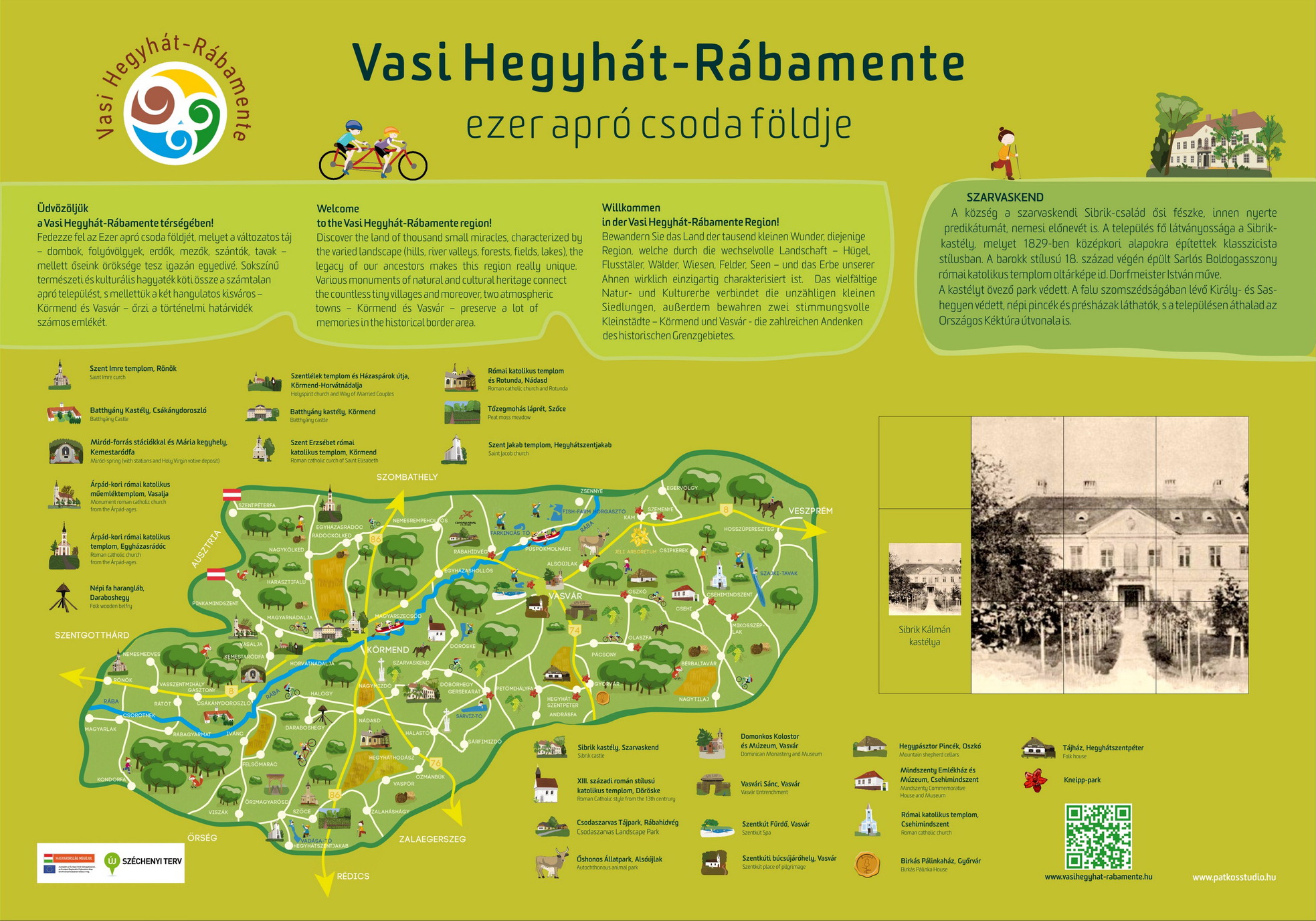 Interaktív tanösvénytáblák a Vasi Hegyhát-Rábamente vidéken