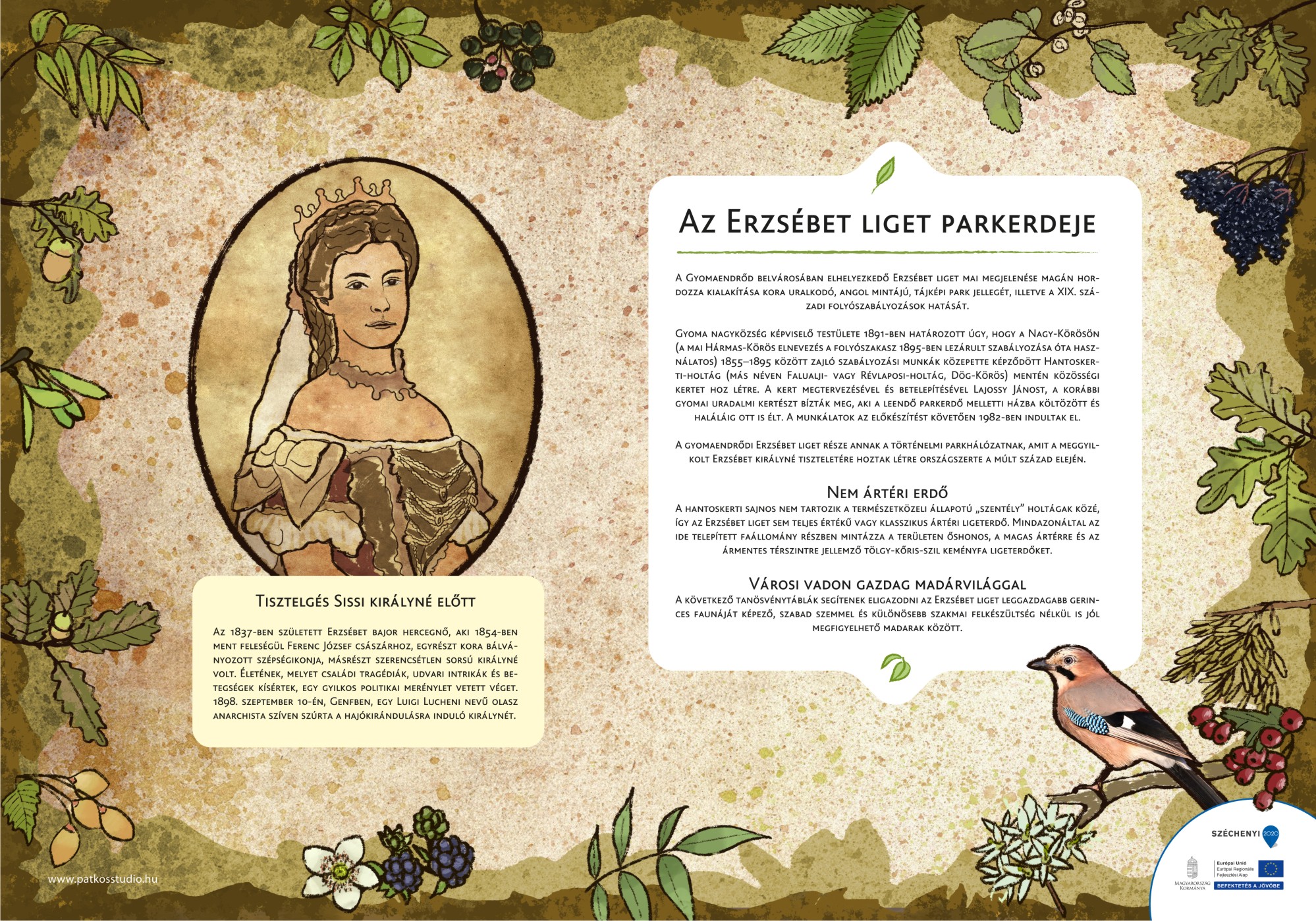 Erzsébet ligeti tanösvény, Gyomaendrőd