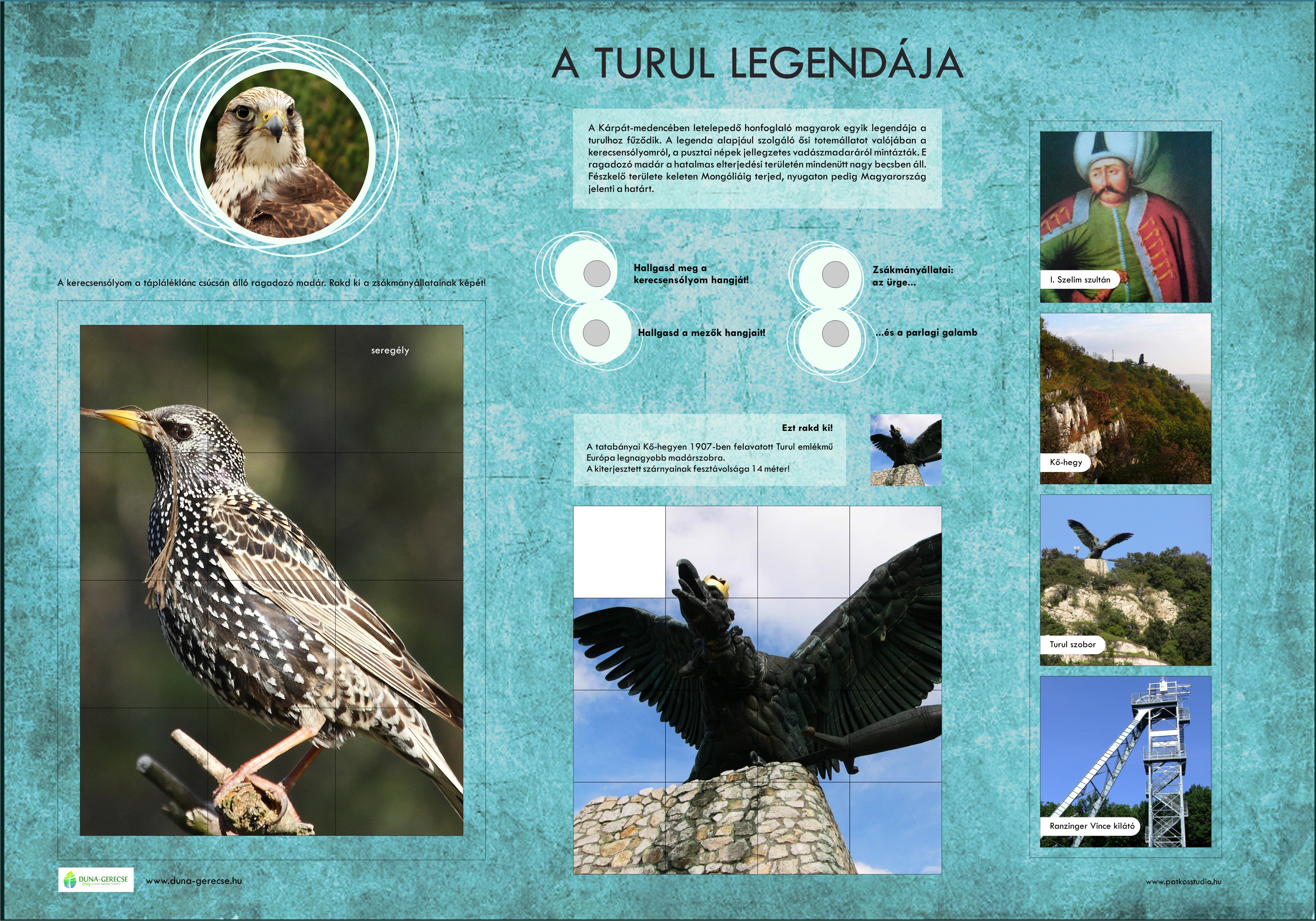 Interaktív tanösvénytáblák a Duna-Gerecse térségben