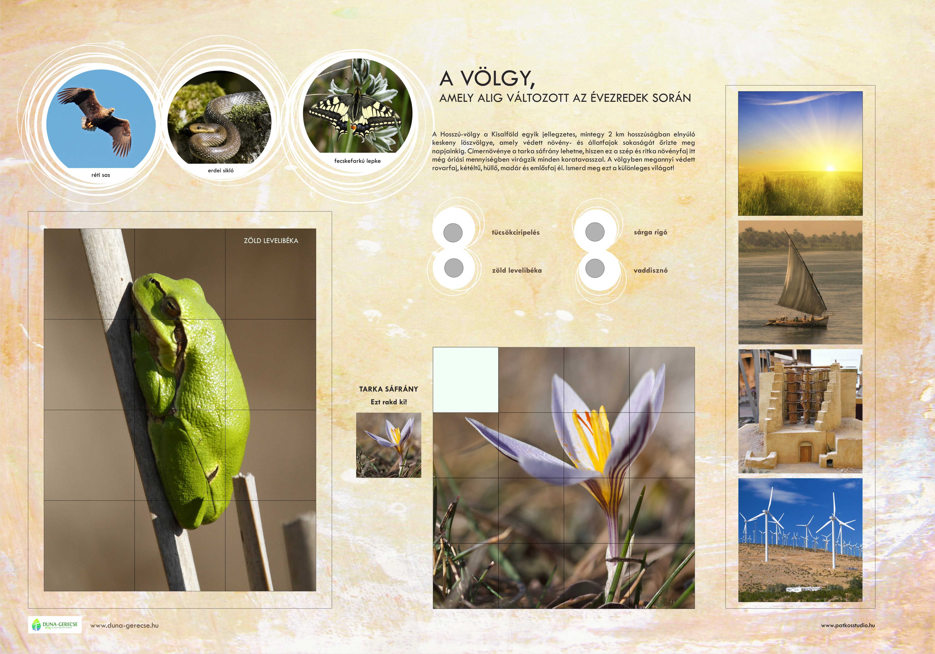 Interaktív tanösvénytáblák a Duna-Gerecse térségben