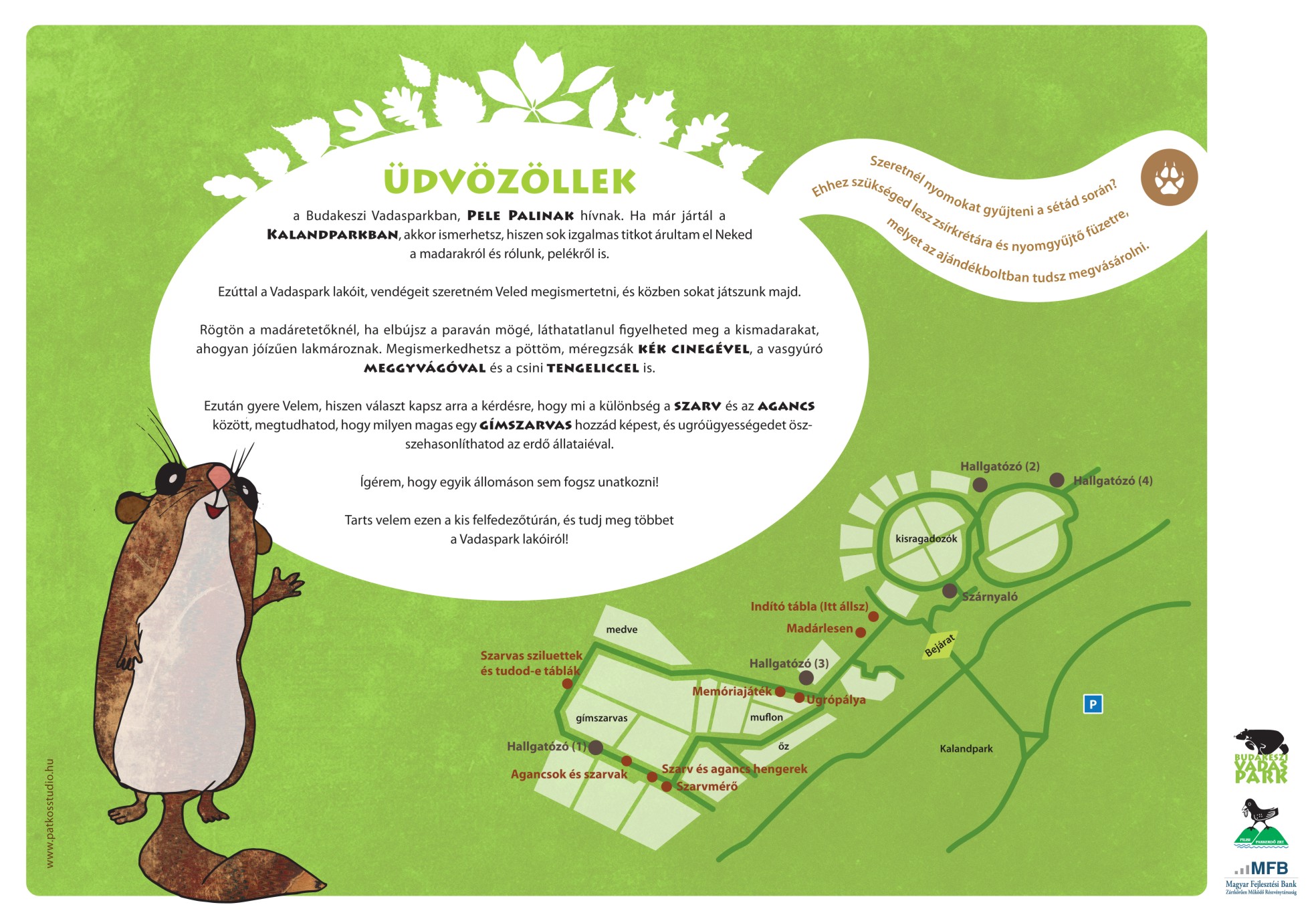 Élményösvény a Budakeszi Vadasparkban