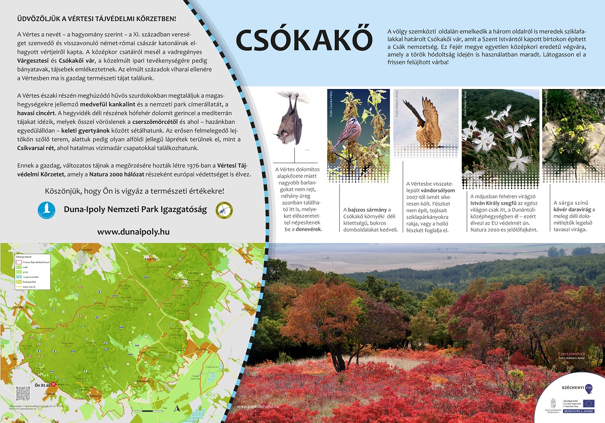 Tanösvénytáblák a Vértesben (Duna-Ipoly Nemzeti Park)