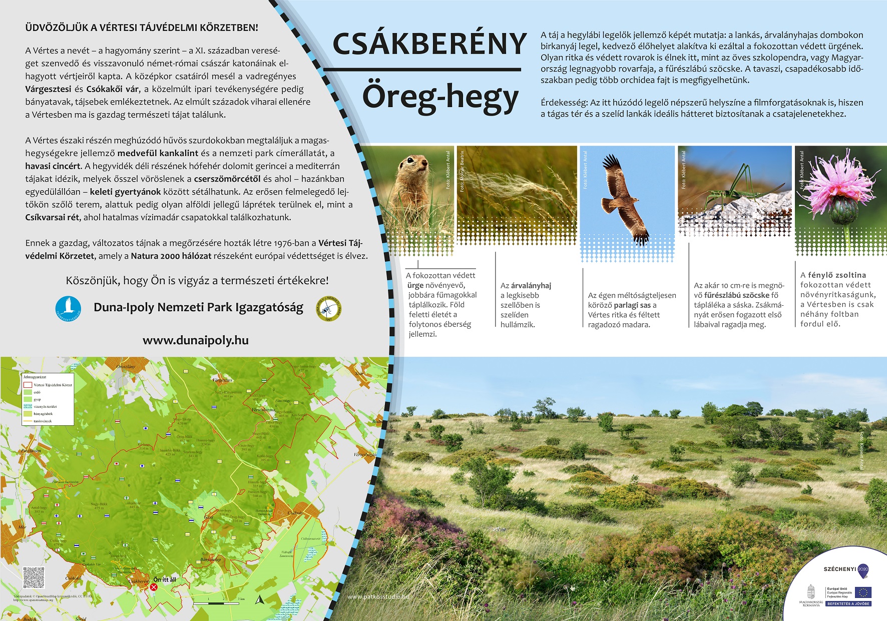 Tanösvénytáblák a Vértesben (Duna-Ipoly Nemzeti Park)