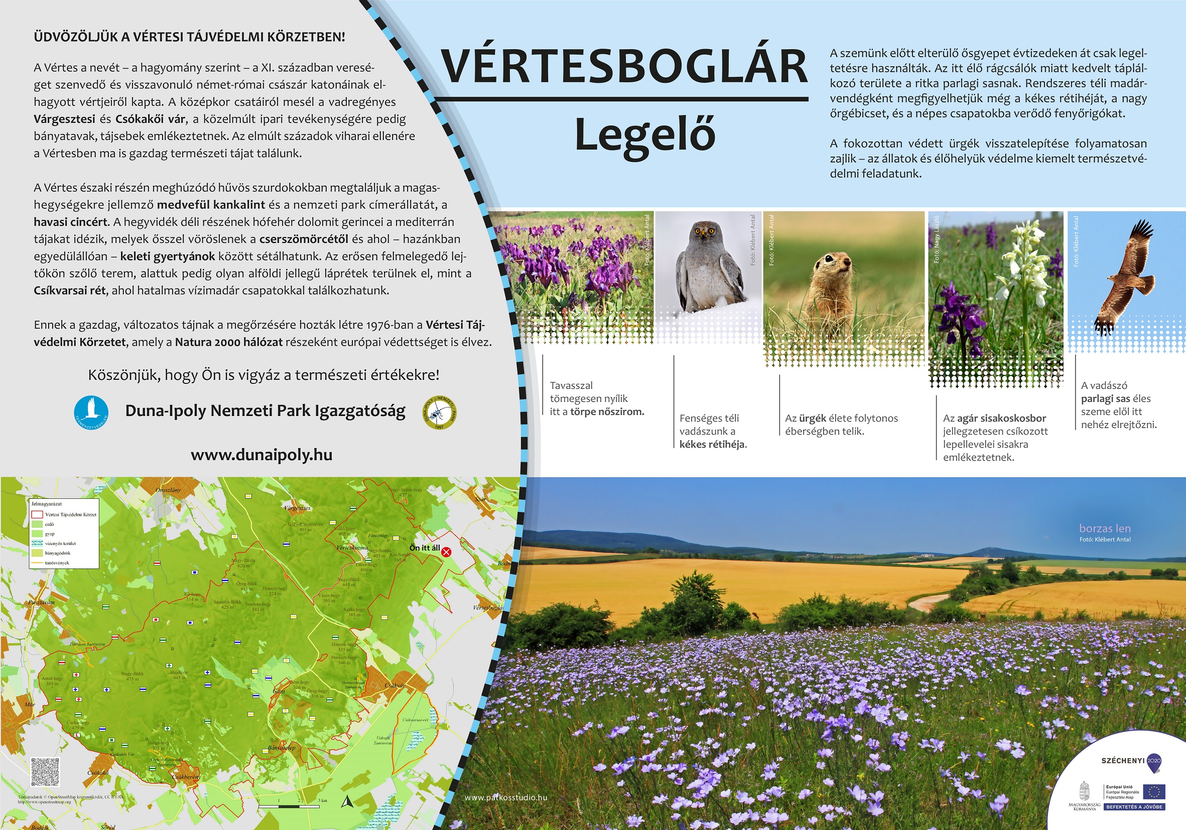 Tanösvénytáblák a Vértesben (Duna-Ipoly Nemzeti Park)