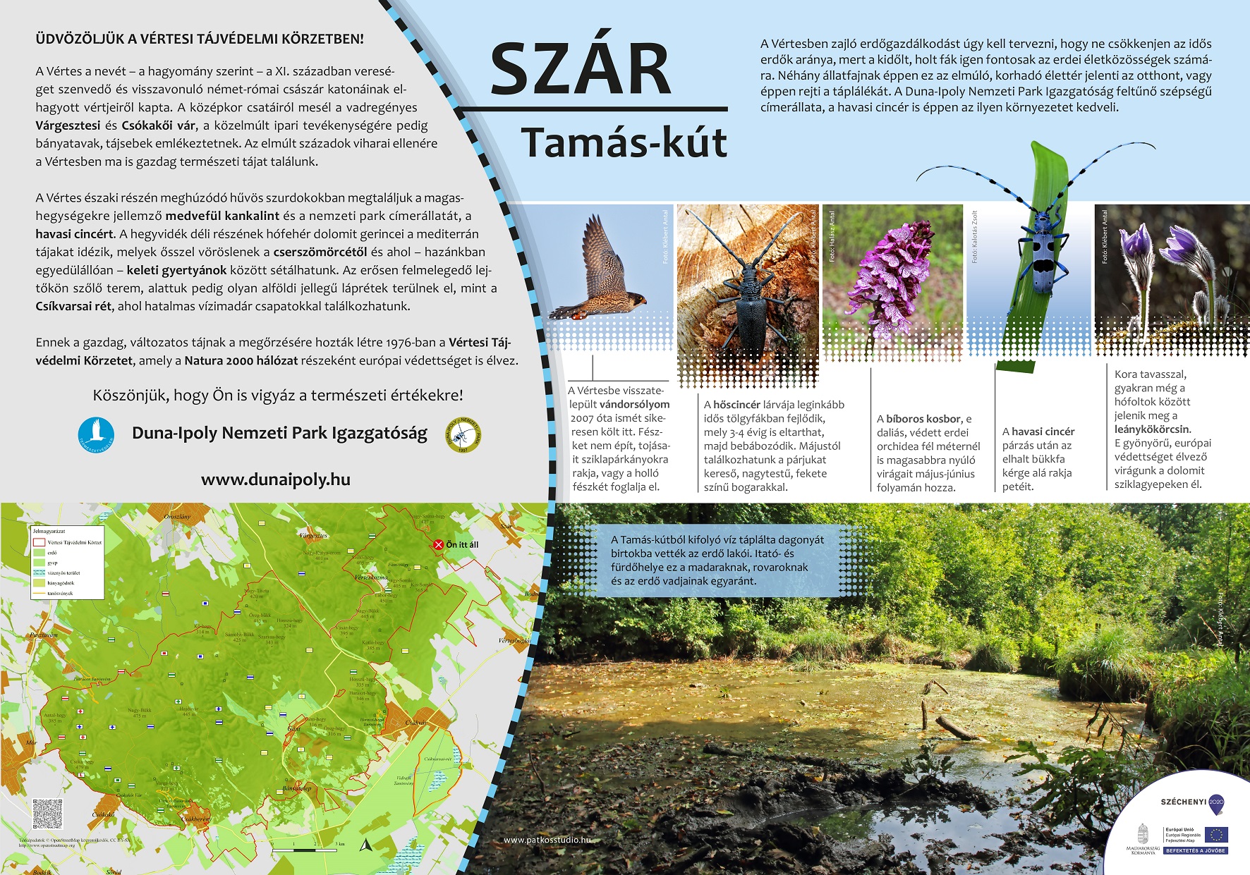 Tanösvénytáblák a Vértesben (Duna-Ipoly Nemzeti Park)