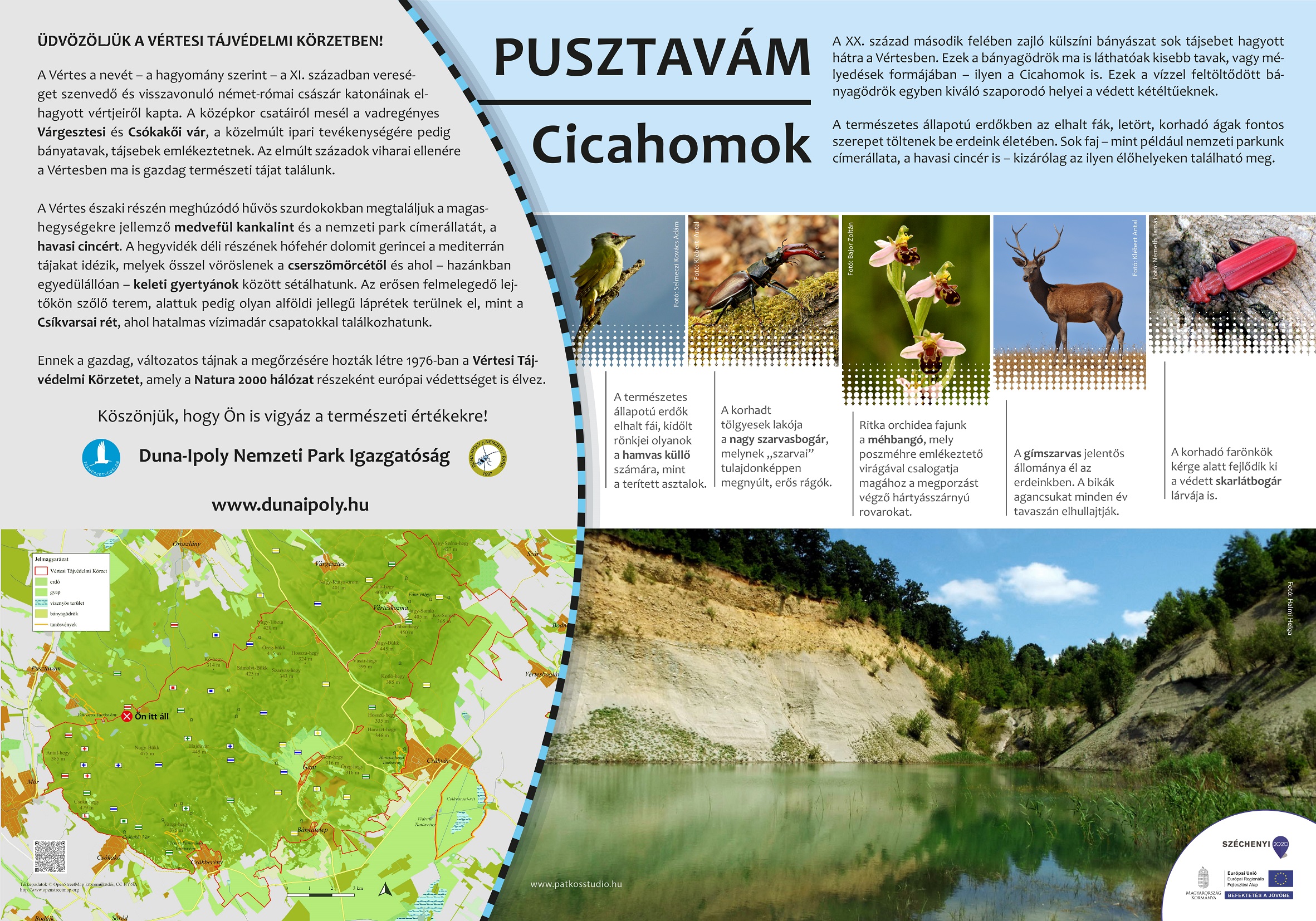 Tanösvénytáblák a Vértesben (Duna-Ipoly Nemzeti Park)