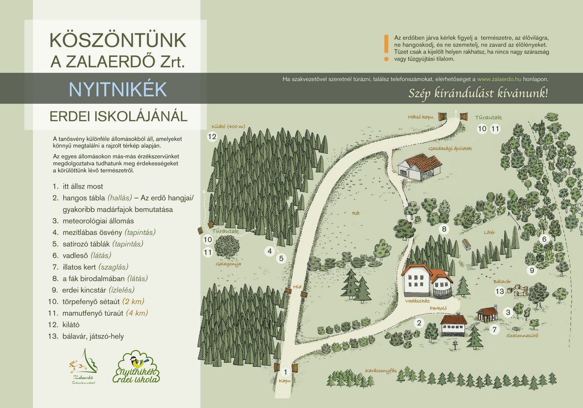 A Nyitnikék Erdei Iskola élményösvénye - Obornak