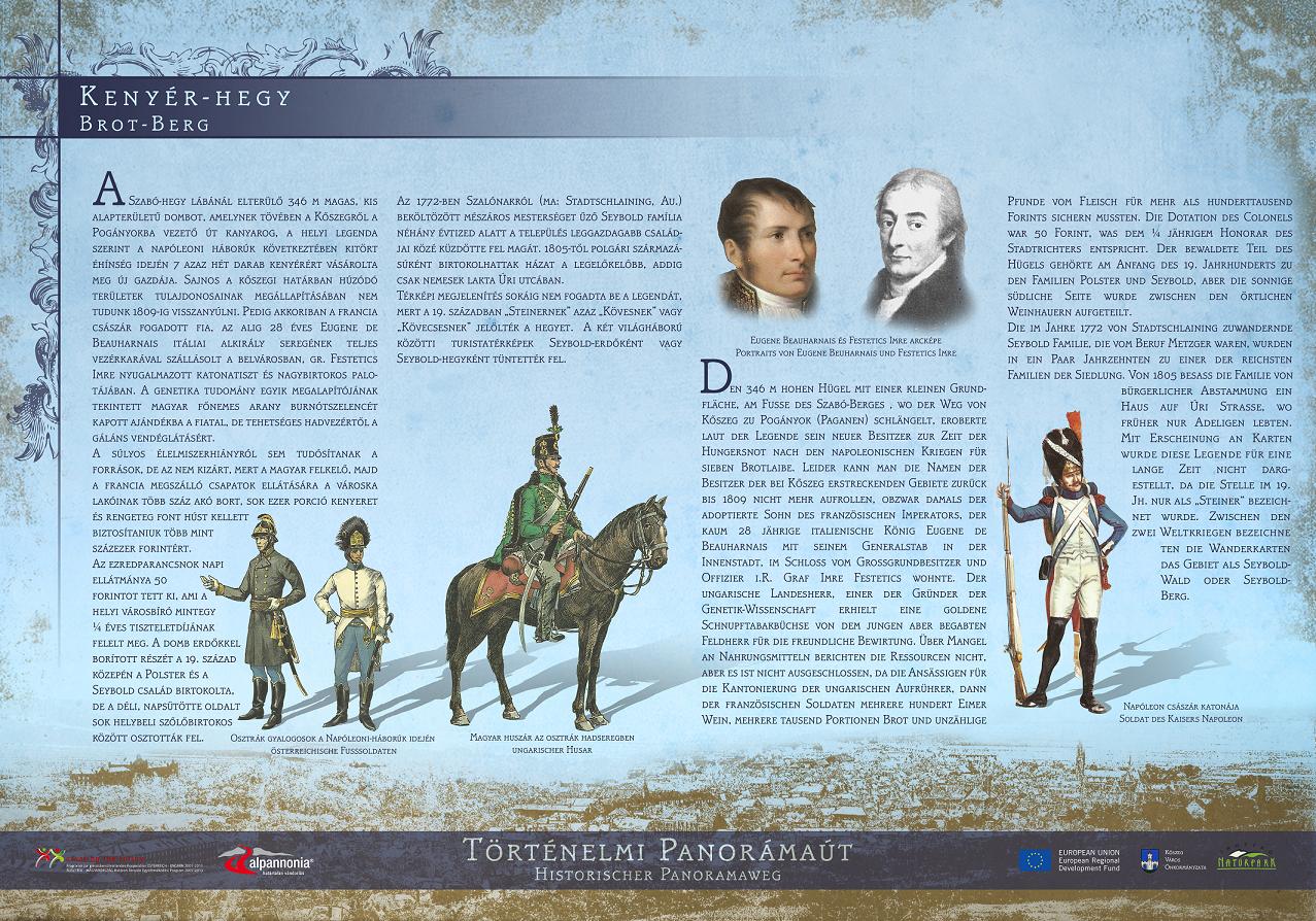 Történelmi panorámaút tanösvény – Kőszegi-hegység