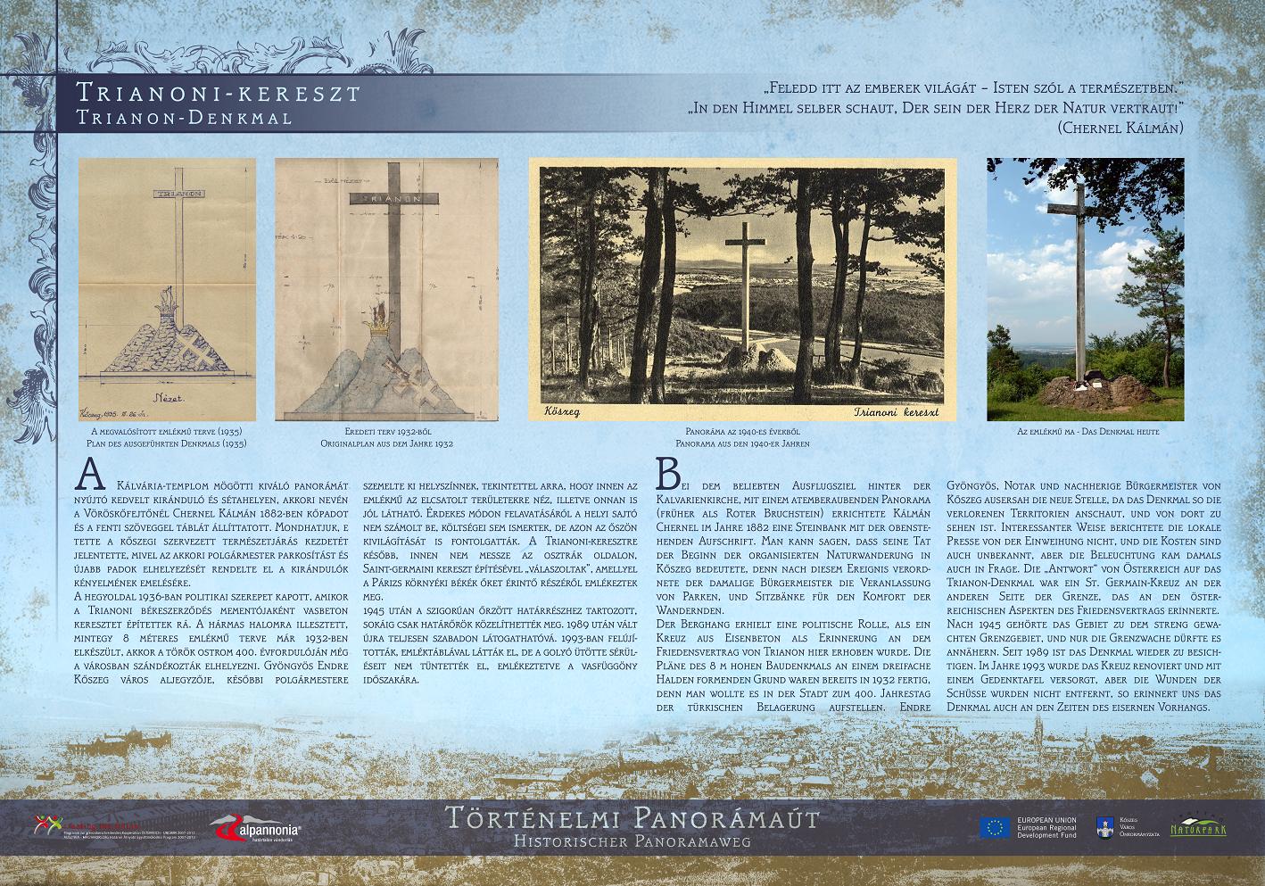 Történelmi panorámaút tanösvény – Kőszegi-hegység