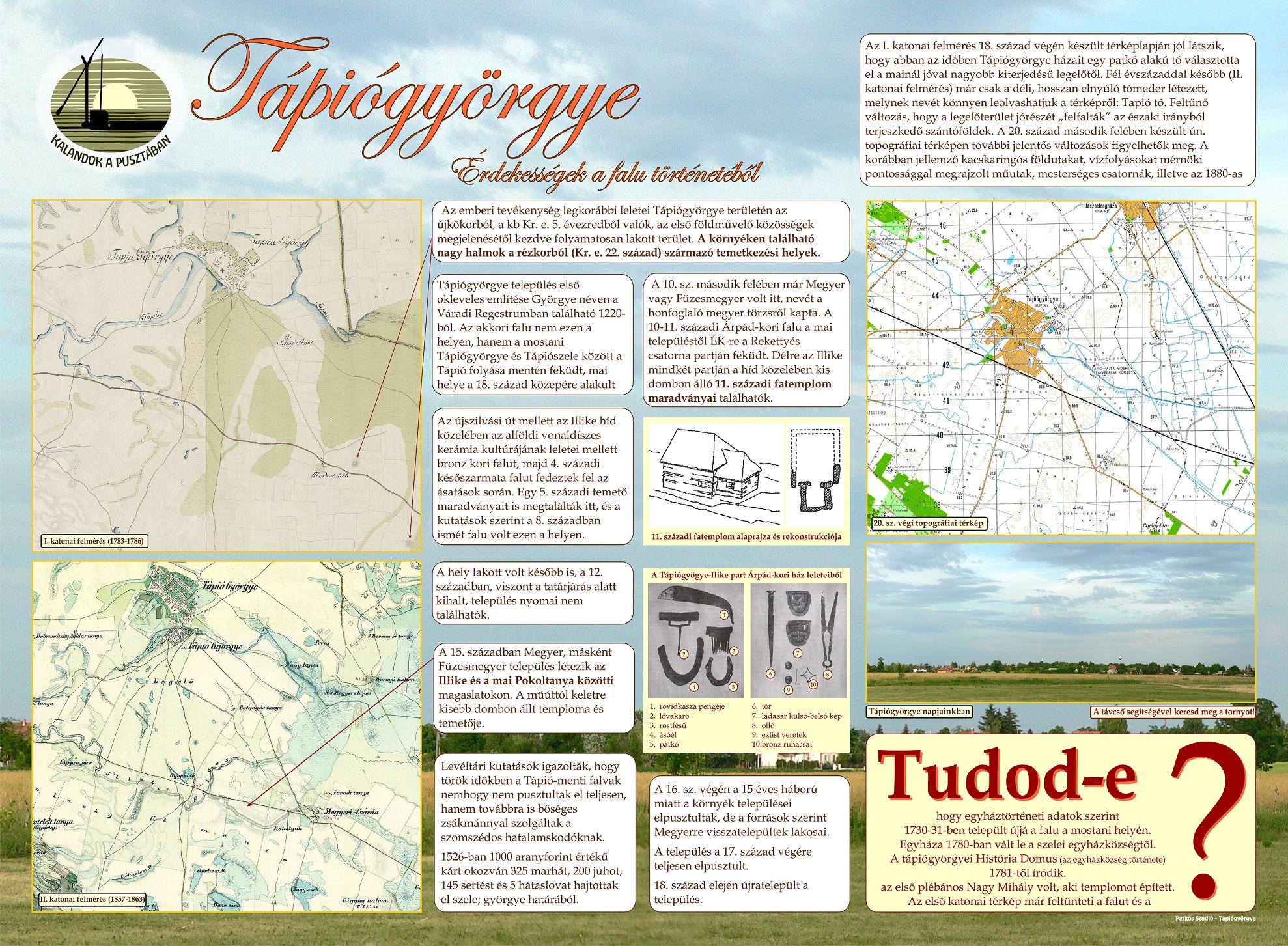 Kalandok a pusztában tanösvény - Tápiógyörgye