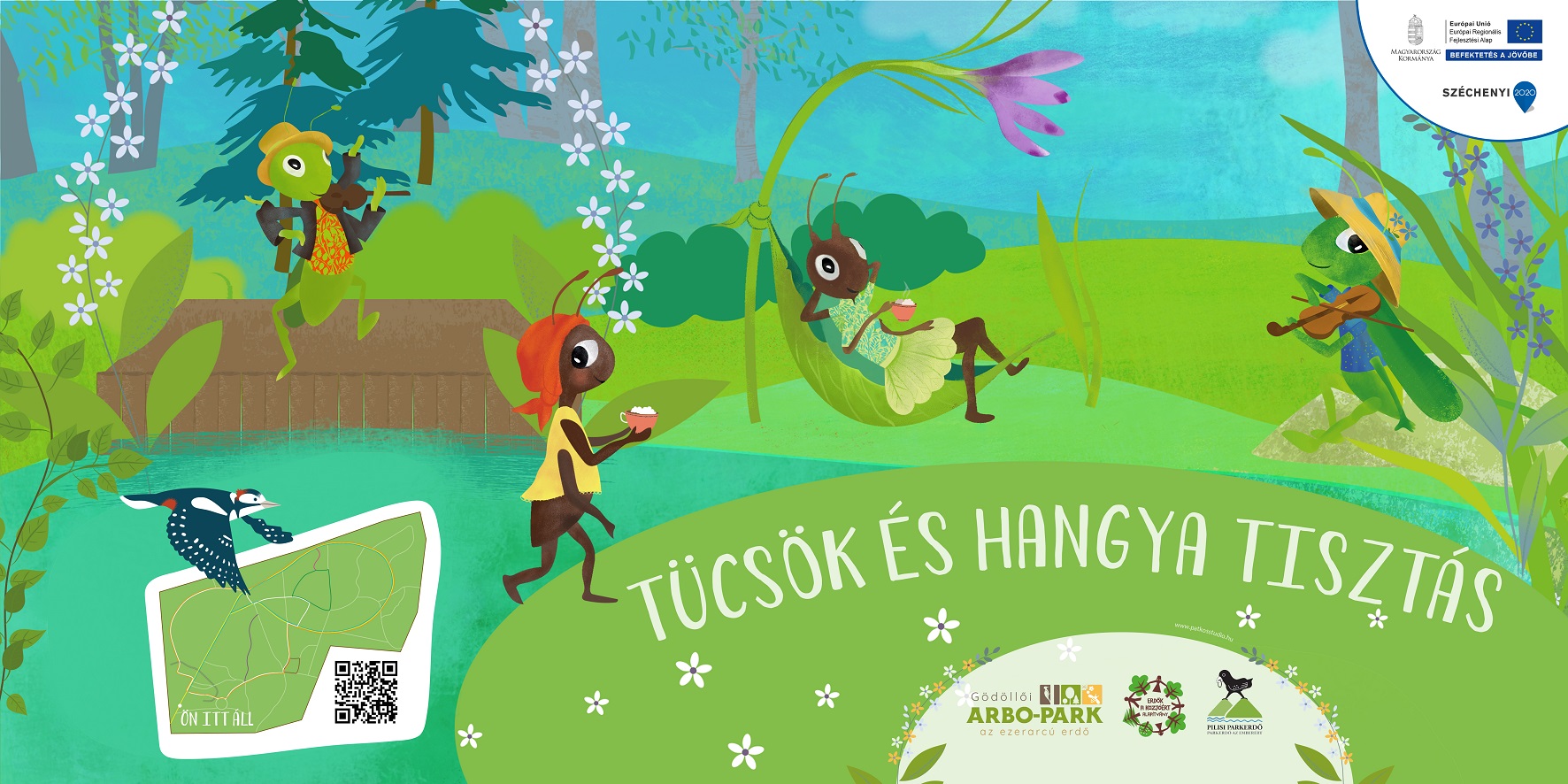 Tanösvény a gödöllői Arbo-Parkban