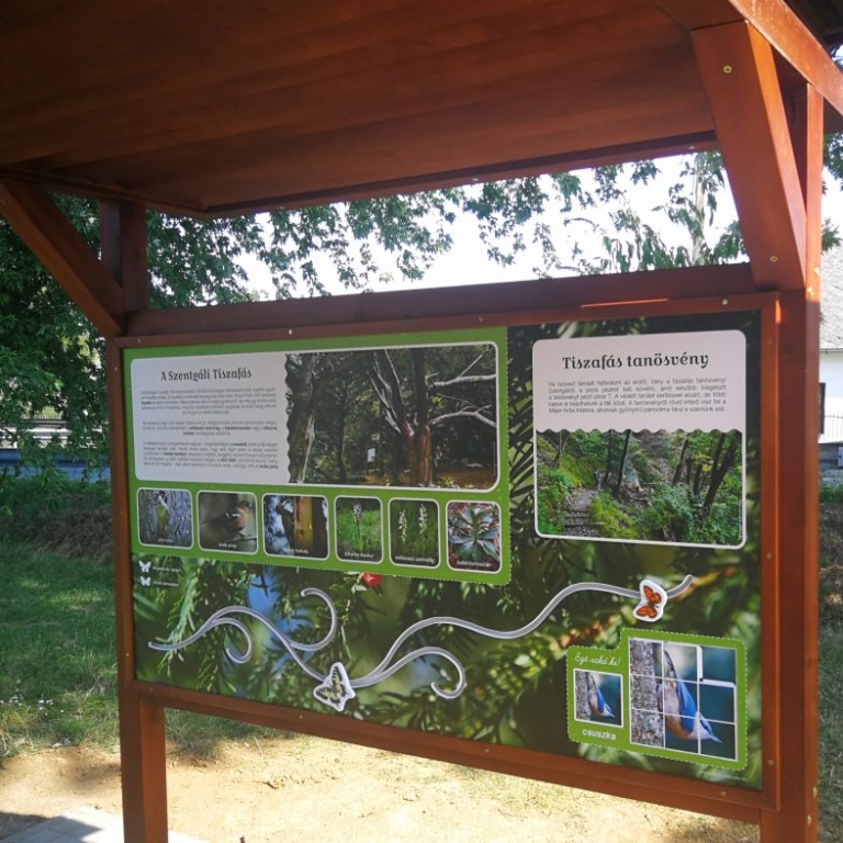 Interaktív kerékpáros pihenő Szentgálon - 03