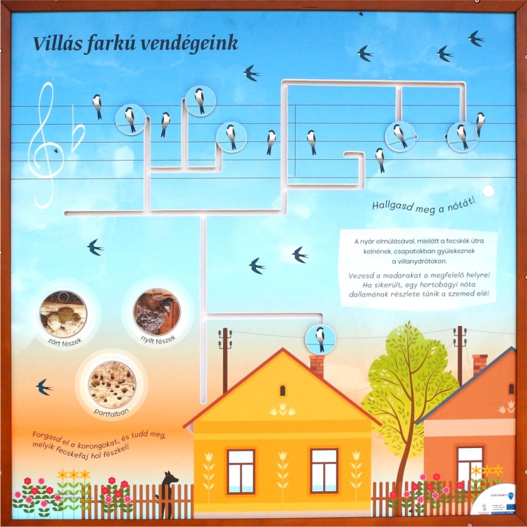 Interaktív tanösvénytábla