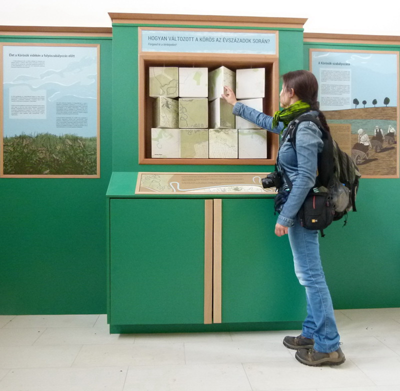 Az interaktív térképek a folyószabályozás előtti és utáni időket mutatják be.