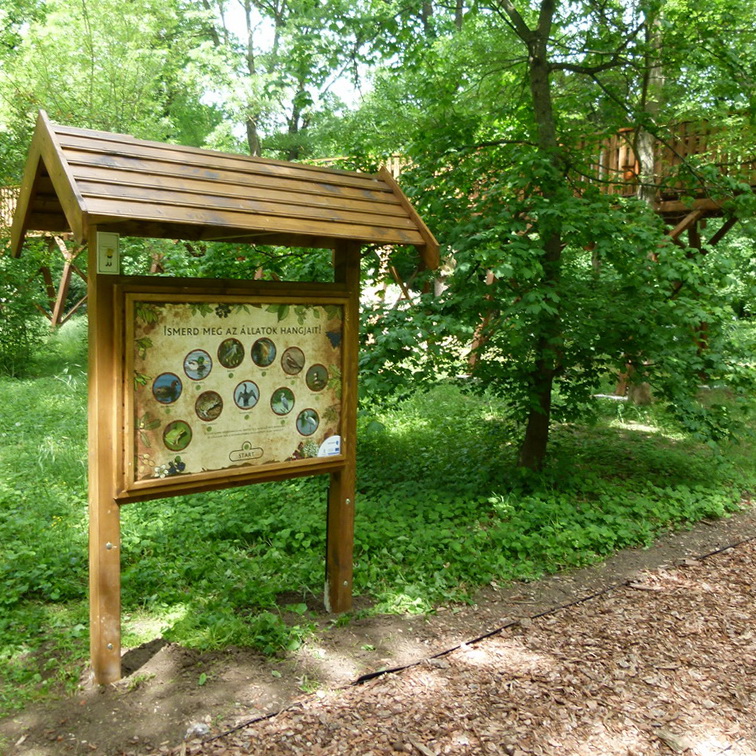 Beszélő tanösvénytábla - Hallgasd meg a madarak hangját!