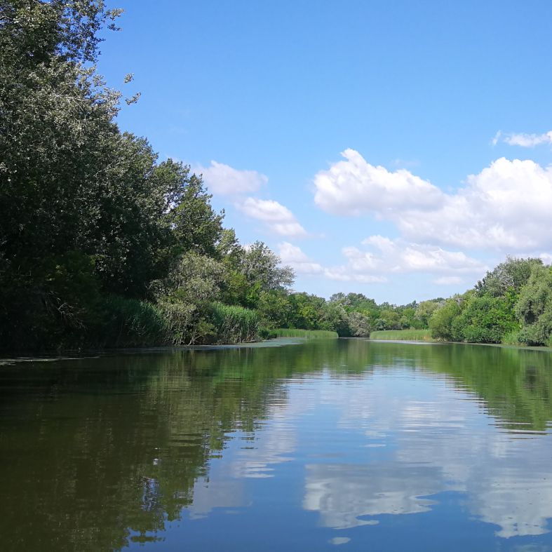 A tanösvény gyönyörű környezetben vezet végig