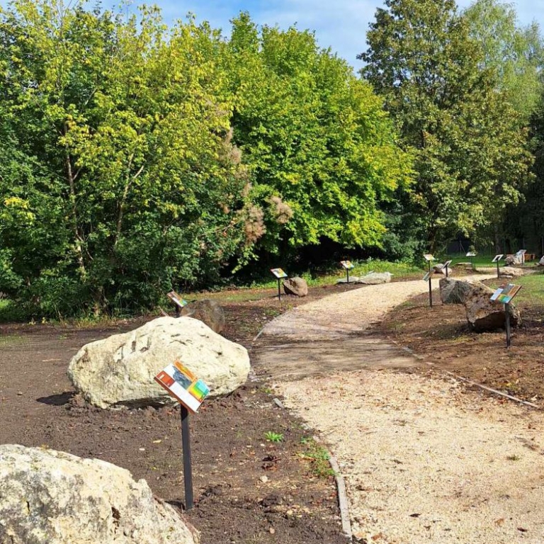 A Kőzetpark egy részlete