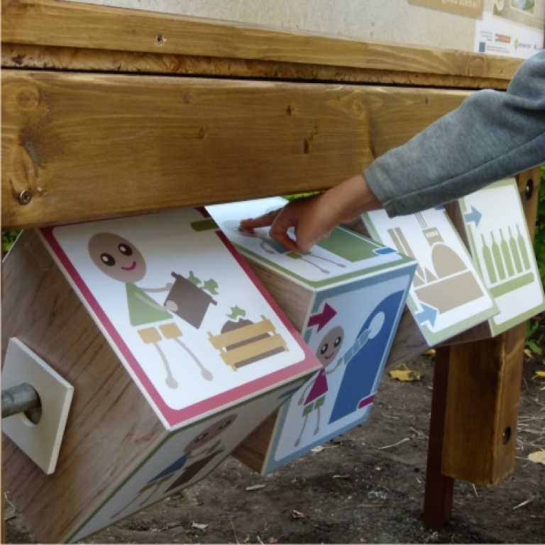 Prisms in board - Cubi in pannello