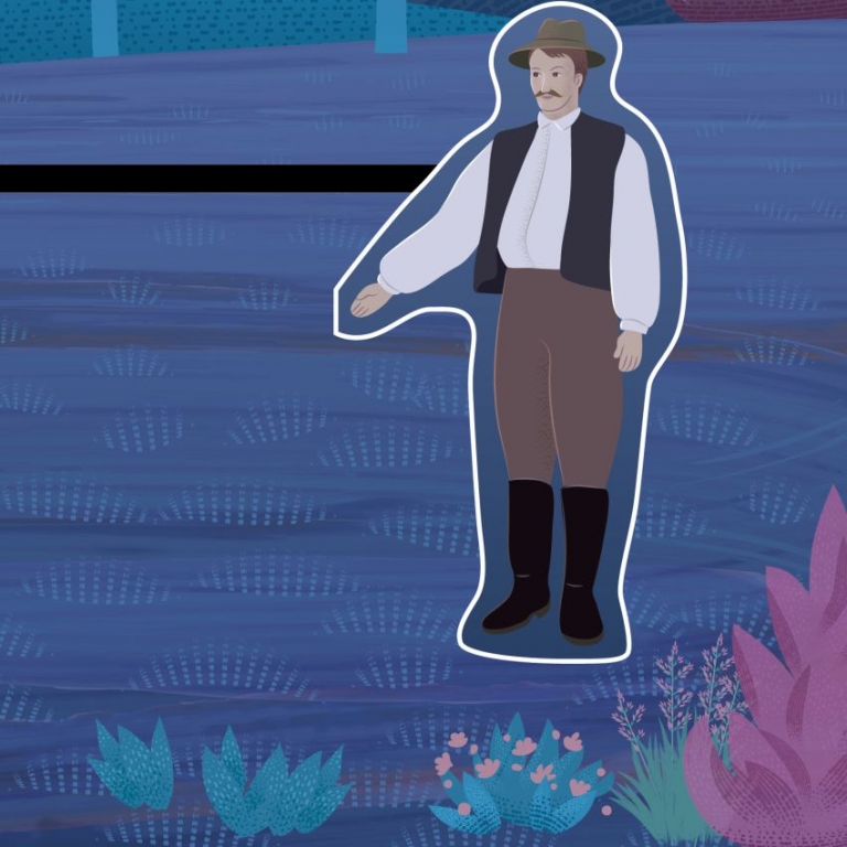 Hová lett Gál Magda? - 2 - illusztráció és interaktív elemek a novellához