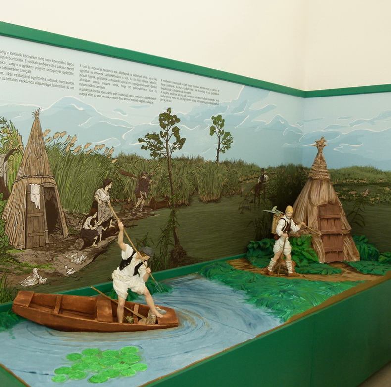 Statue: pescatori del XIX secolo