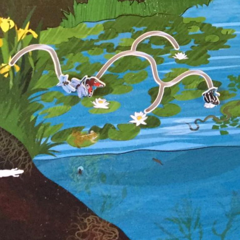 Detail from the interactive wall - Dettaglio della parete interattiva - 2