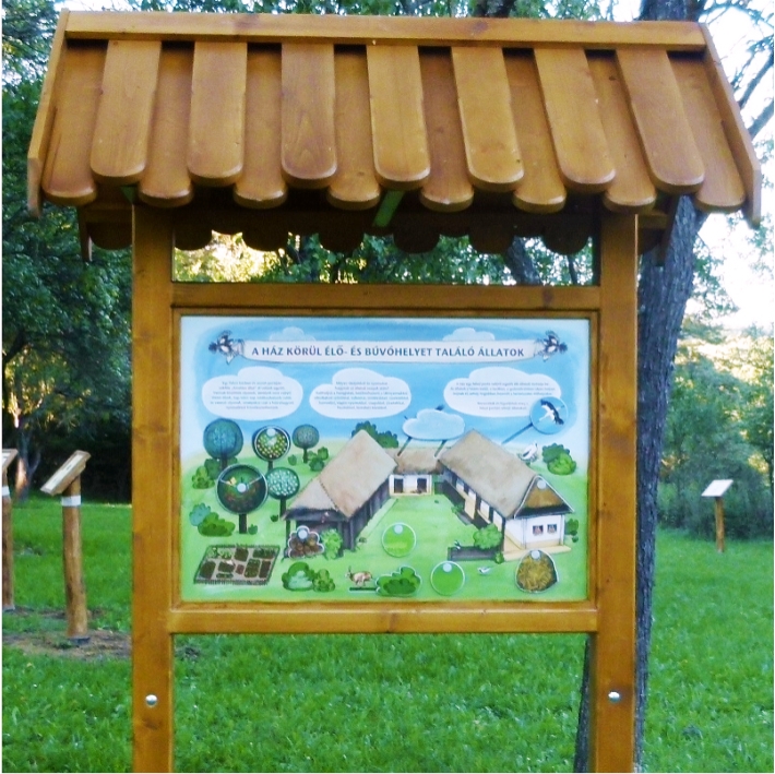 Hová bújtak az állatok? Interaktív tanösvénytábla