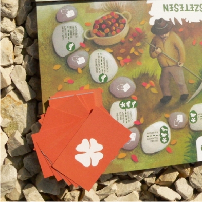 Társasjáték kártyák - Gazdálkodj természetesen!