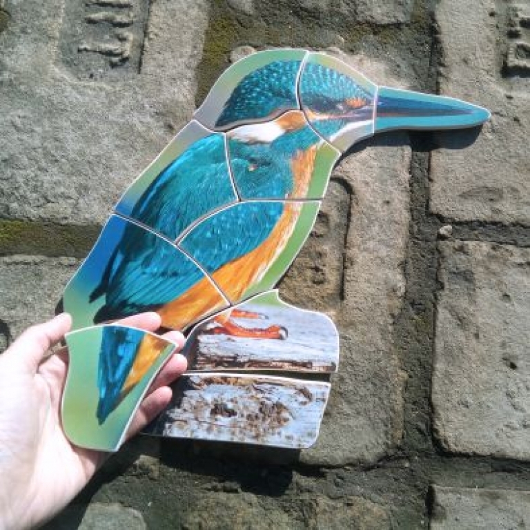 Bird shape puzzle - Puzzle a forma uccello