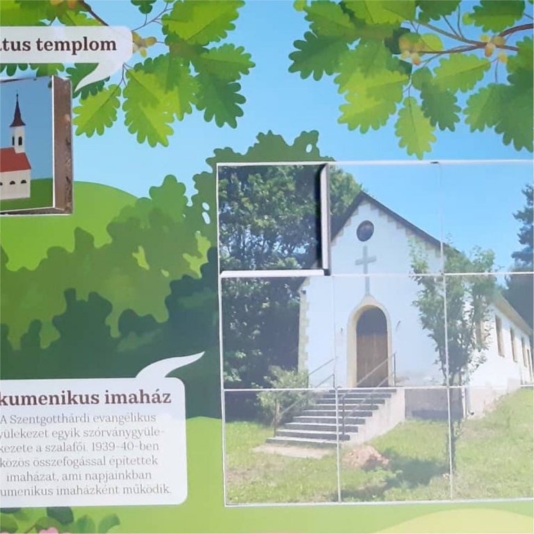 Interaktív tábla a jellegzetes épületekről - 2