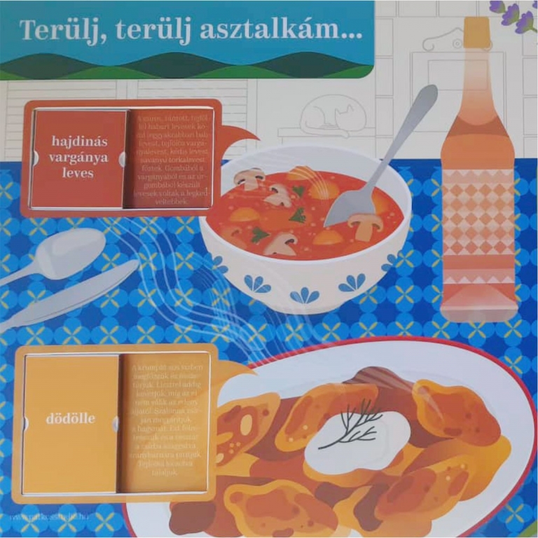 Interaktív tábla az jellegzetes őrségi ételekről - 2