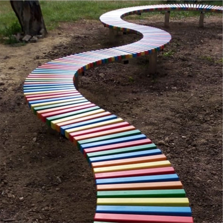 Kacskaringós pihenőpad - 1