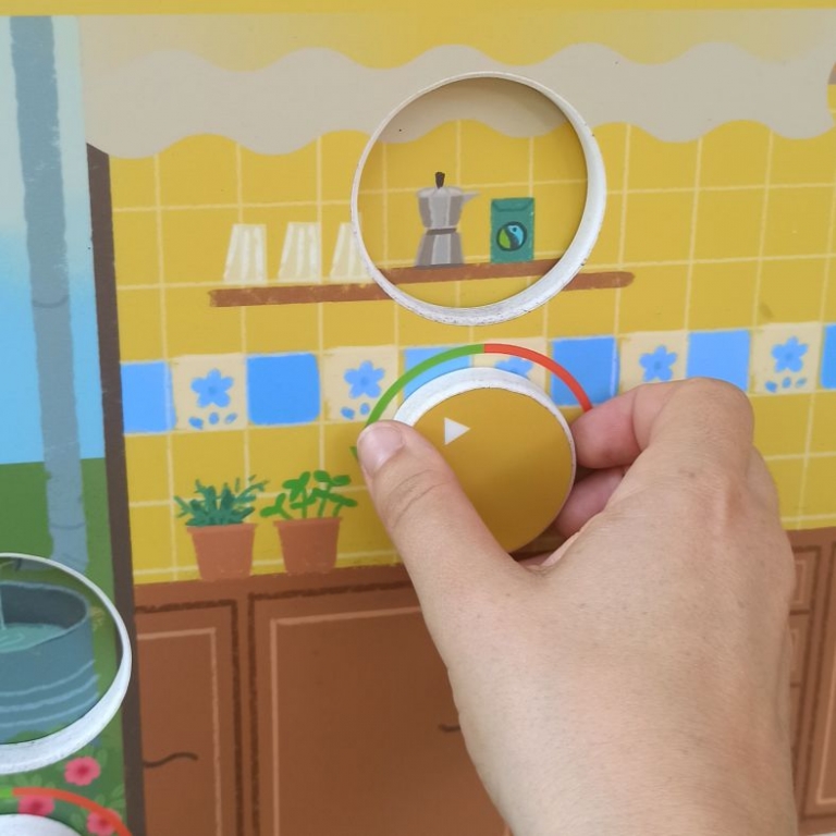 Interaktív tanösvénytábla