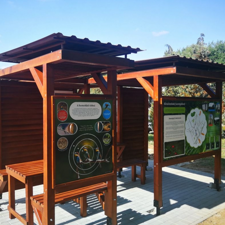 Kerékpáros pihenő Szentgálon - 01