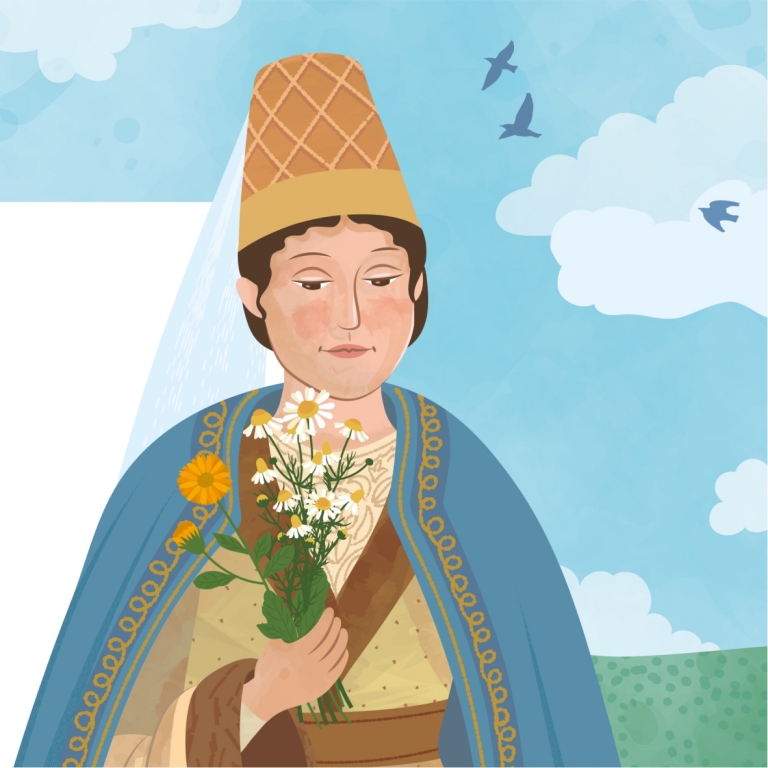 Részlet a tanösvény grafikájából