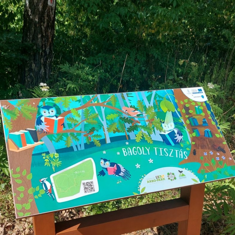 Bagoly tisztás jelzőtábla