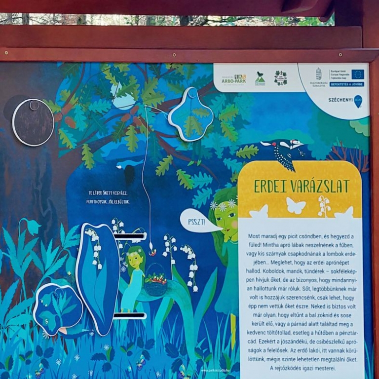 Interaktív tanösvénytábla - 03